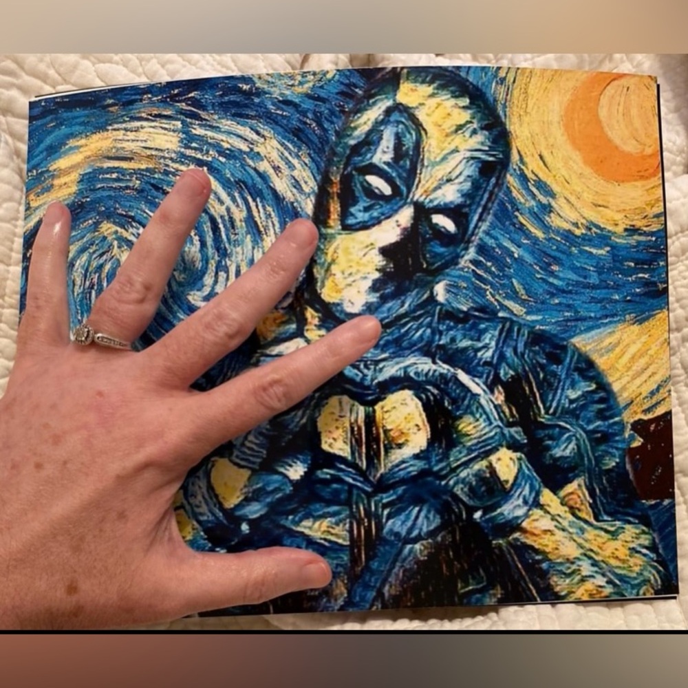 DEADPOOL STARRY NIGHT ART PRINT